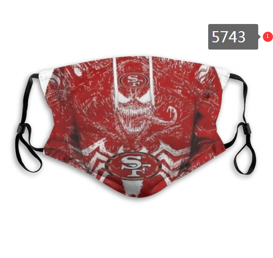 2020 NFL San Francisco 49ers #9 Dust mask with filter